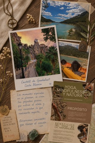 Wellbeing experience at the Guadalest Reservoir